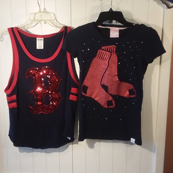 PINK Victoria's Secret Tops - PINK Victoria's Secret Boston Red Sox Tank & Tee